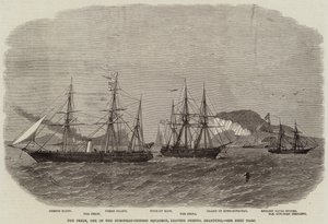 The Pekin, One of the European-Chinese Squadron, Leaving Chefoo, Shantung